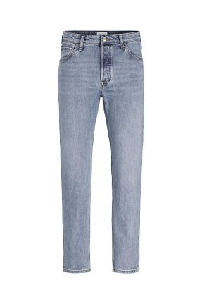 شلوار جین آبی مردانه پاچه لوله تفنگی Jack & Jones - کد 854960714
