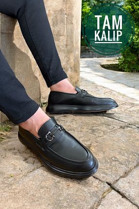 کفش آکسفورد مشکی مردانه چرم لاکی RASGO - کد 840753207