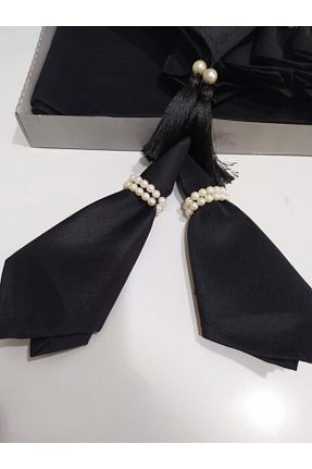 رومیزی مشکی پلی استر Çeyiz Sokağı - کد 175367946