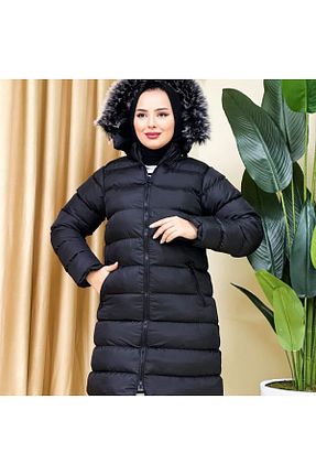 کاپشن مشکی زنانه رگولار bilgeboutique - کد 782990799