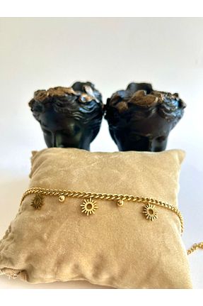 دستبند استیل (فولاد) طلائی زنانه استیل (فولاد) MiaCara - کد 854975776