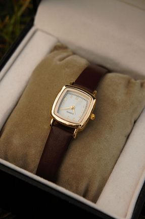 ساعت مچی طلائی زنانه 20-25 میلی متر QUARTZ - کد 774133605