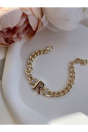دستبند استیل (فولاد) طلائی زنانه استیل ضد زنگ İREM YILDIZ - کد 854983515