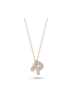 گردنبند نقره خاکی زنانه 925 عیار Bulvardi - کد 66596063