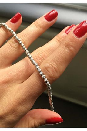 دستبند نقره زنانه 925 عیار Genel Markalar - کد 59124074
