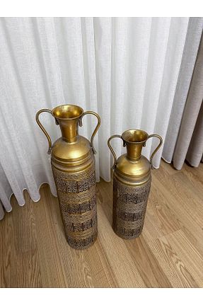 گلدان طلائی فلزی THE LİNSE - کد 846604539