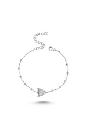 دستبند نقره زنانه 925 عیار Genel Markalar - کد 164563261