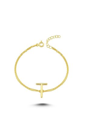 دستبند نقره خاکی زنانه 925 عیار Genel Markalar - کد 69260237