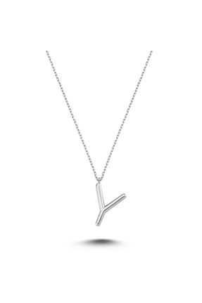 گردنبند نقره خاکی زنانه 925 عیار Bulvardi - کد 69252057