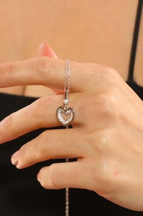 گردنبند نقره طلائی زنانه 925 عیار Bulvardi - کد 52420600
