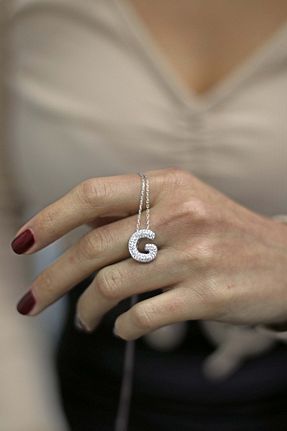 گردنبند نقره خاکی زنانه 925 عیار Bulvardi - کد 66596052