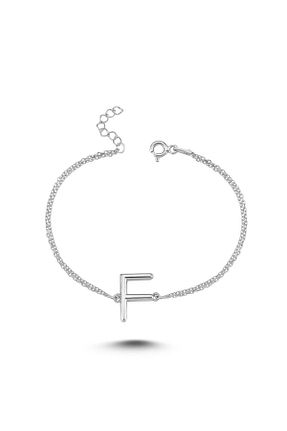 دستبند نقره خاکی زنانه 925 عیار Genel Markalar - کد 69260679