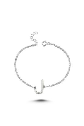 دستبند نقره خاکی زنانه 925 عیار Genel Markalar - کد 69260577