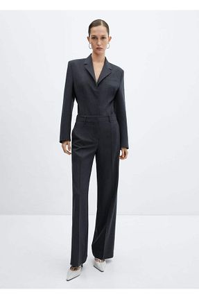 کت طوسی زنانه Blazer MANGO - کد 803449216