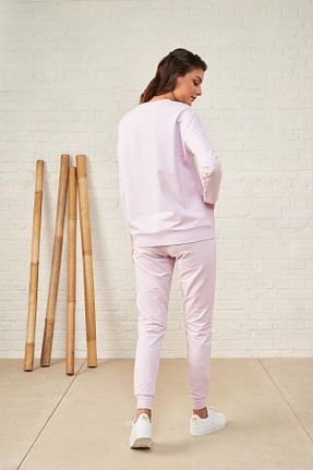 ست گرمکن بنفش زنانه پنبه ای Pjs Pijama - کد 148332569