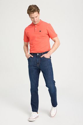 شلوار جین آبی مردانه پاچه تنگ Wrangler - کد 854864388