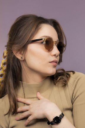 عینک آفتابی بژ زنانه پلاریزه LUNOX - کد 263171627