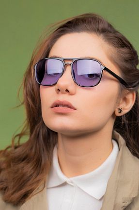 عینک آفتابی مشکی زنانه UV400 LUNOX - کد 261804977