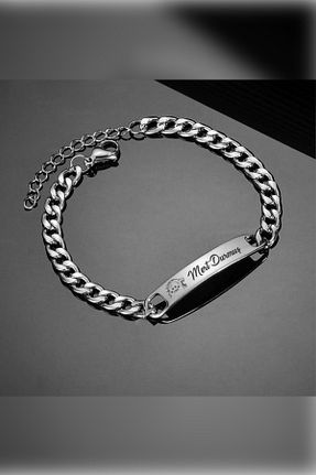 دستبند استیل (فولاد) زنانه استیل (فولاد) İŞTE BU - کد 854869541