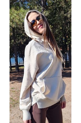سوئیشرت بژ زنانه ساده MariquitaS - کد 806306231