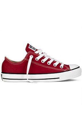 کفش اسنیکر زرشکی زنانه بند دار Converse - کد 3814368