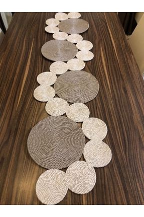 سرویس آمریکائی قهوه ای گرد Naspar - کد 654835416