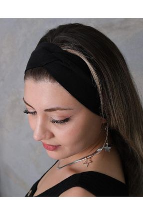 کش سر مشکی زنانه پنبه ای Elena - کد 846967473