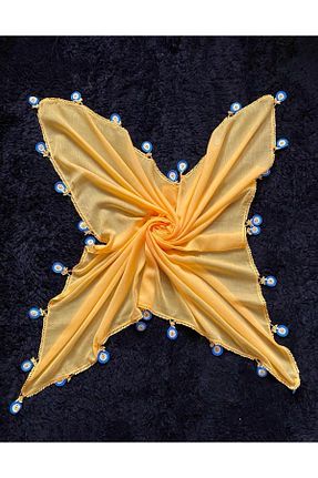 روسری زرد 100 x 100 Beykan - کد 282507521