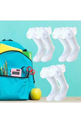 جوراب سفید بچه گانه پنبه ای EXE HAPPY COLORS - کد 836966553