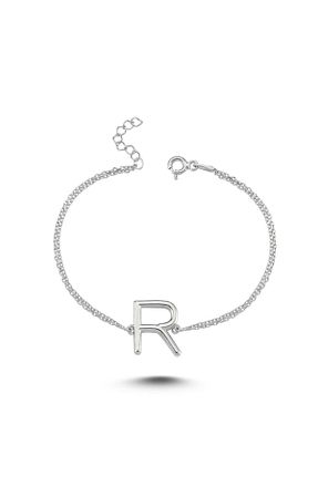 دستبند نقره خاکی زنانه 925 عیار Genel Markalar - کد 69260497