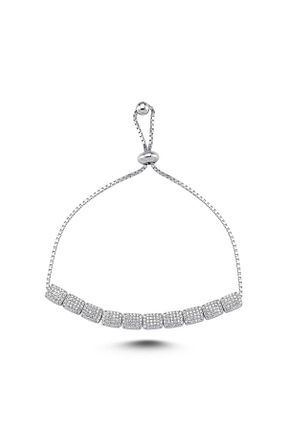 دستبند نقره زنانه 925 عیار Genel Markalar - کد 59136543