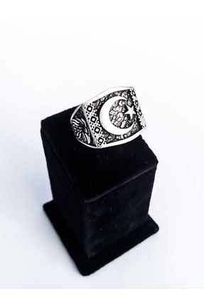 انگشتر نقره زنانه 925 عیار Antique Dolunay - کد 130959988