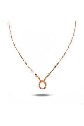 گردنبند نقره طلائی زنانه 925 عیار Bulvardi - کد 98353213
