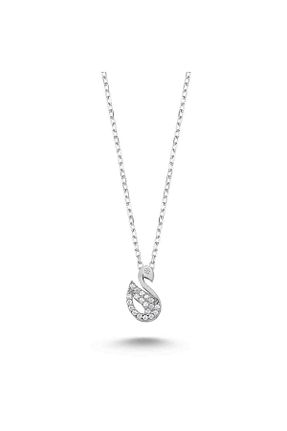 گردنبند نقره طلائی زنانه 925 عیار Bulvardi - کد 52420530