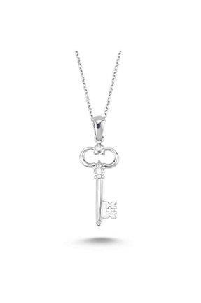 گردنبند نقره طلائی زنانه 925 عیار Bulvardi - کد 52420945