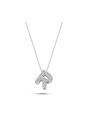 گردنبند نقره خاکی زنانه 925 عیار Bulvardi - کد 66595997