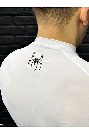 تیشرت اسپرت سفید مردانه تنگ / اسلیم YHM - کد 796107863