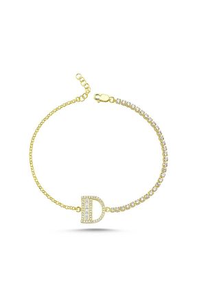 دستبند نقره خاکی زنانه 950 عیار Bulvardi - کد 220017358