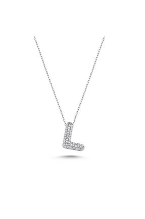 گردنبند نقره خاکی زنانه 925 عیار Bulvardi - کد 66596030