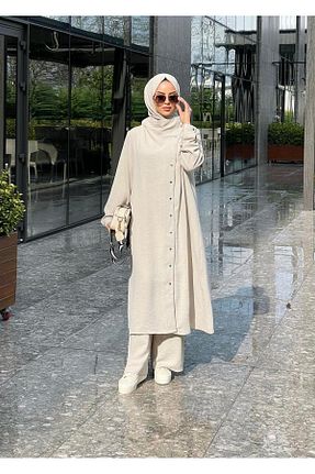 ست بالاتنه و پائین تنه زنانه بافتنی BURİSLA - کد 815843544