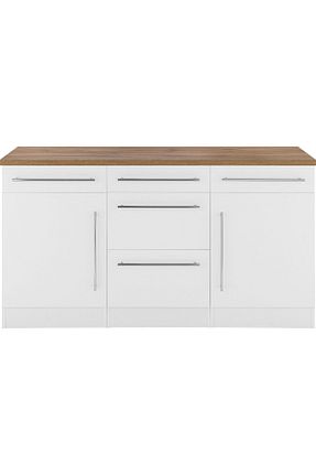 کابینت های آماده آشپزخانه سفید Suntalam Tdesigno - کد 353559212