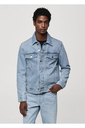 کت آبی مردانه رگولار MANGO Man - کد 822182235