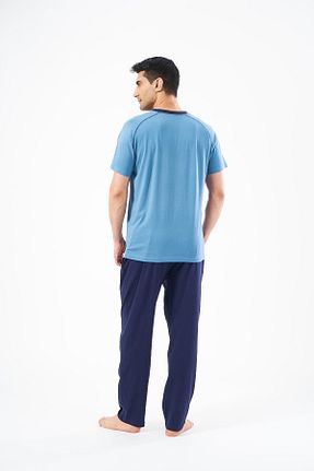ست لباس راحتی سبز مردانه ساده Pjs Pijama - کد 91754318