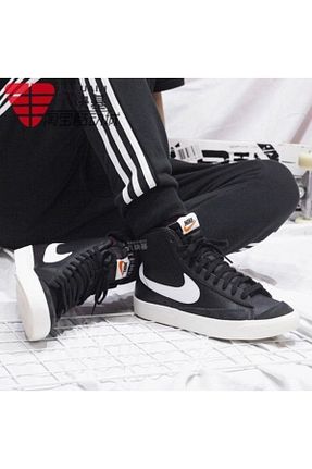 کفش اسنیکر مشکی مردانه چرم اصل Nike - کد 180623547