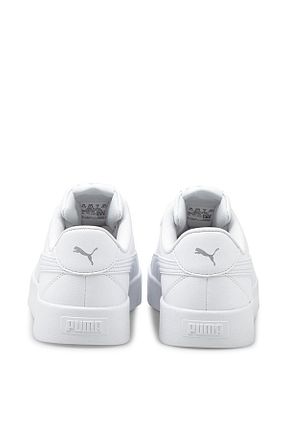 کفش اسنیکر سفید زنانه بند دار Puma - کد 356077795