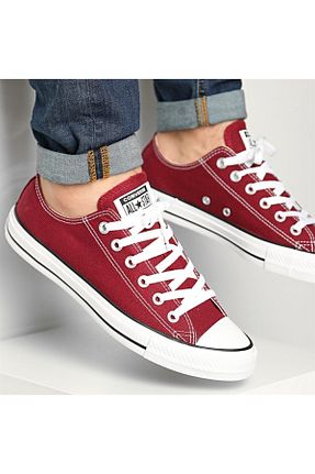 کفش پیاده روی زرشکی زنانه پارچه ای Converse - کد 86706363