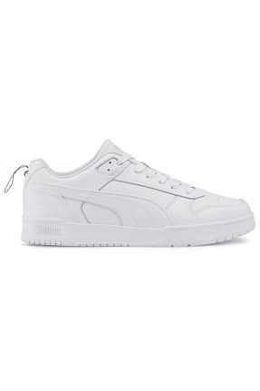 کفش اسنیکر سفید مردانه چرم اصل Puma - کد 820146614