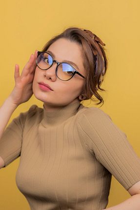 عینک محافظ نور آبی طوسی زنانه پلاستیک LUNOX - کد 160272641