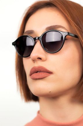 عینک آفتابی مشکی زنانه پلاریزه LUNOX - کد 210089515