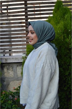 شال سبز زنانه پنبه ای HeavenlyScarfs - کد 776344240